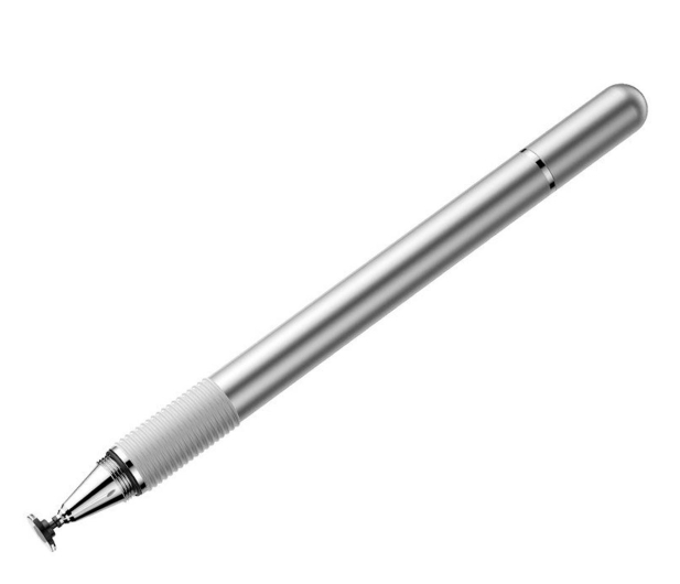 Baseus 2w1 Baseus Golden Cudgel stylus (srebrny) - 1180904 - zdjęcie